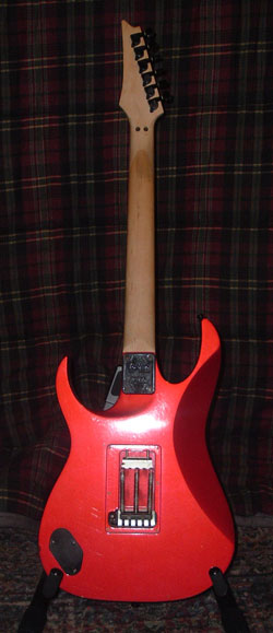 1988 RG750 Five Alarm Red, back