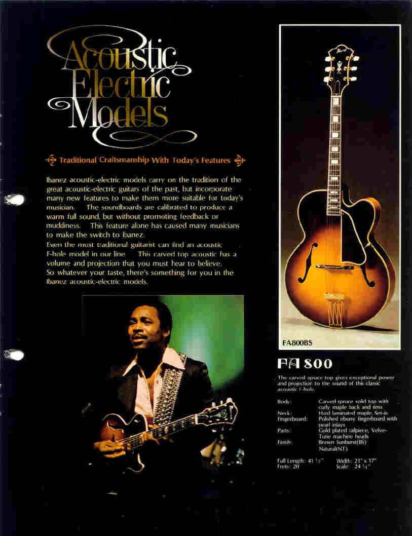 Ibanez 1978 catalogue page 25