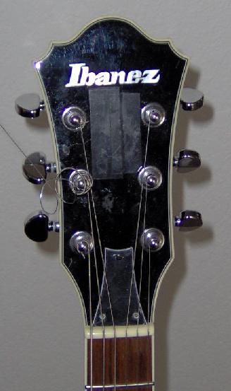 taped headstock
