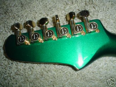 Green Roadstar II headstock back