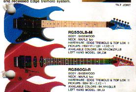 Ibanez Collectors World RG560 with maple fingerboard